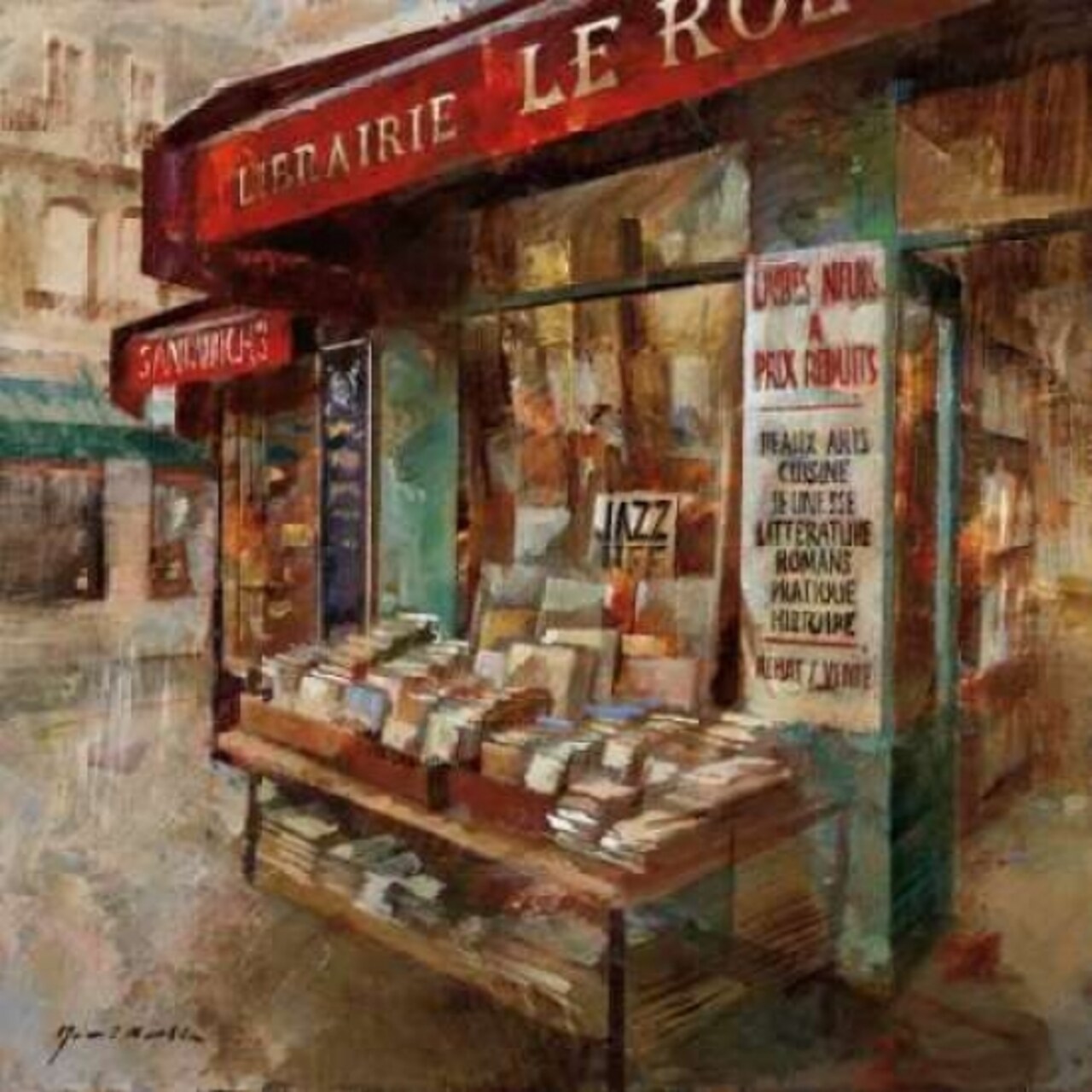 Librairie Paris Poster Print by Noemi Martin - Item # VARPDXMNP230